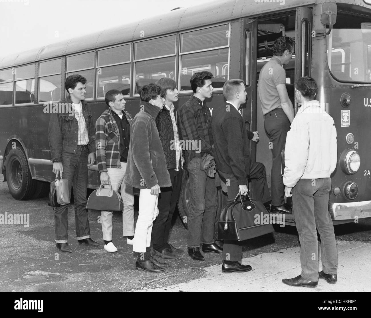 Rekruten, 1965 Stockfoto