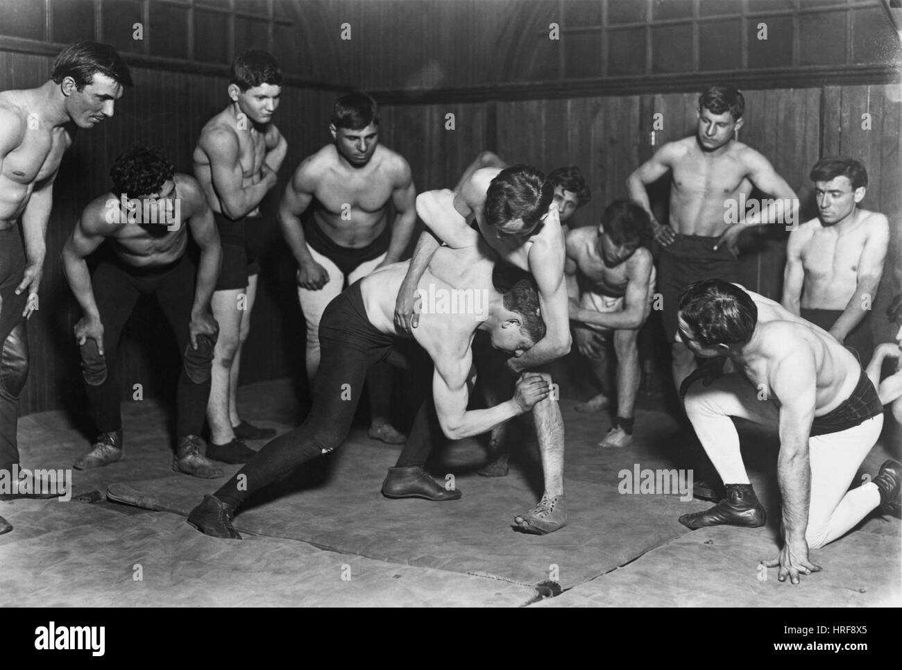 Griechischen Wrestling Stockfoto