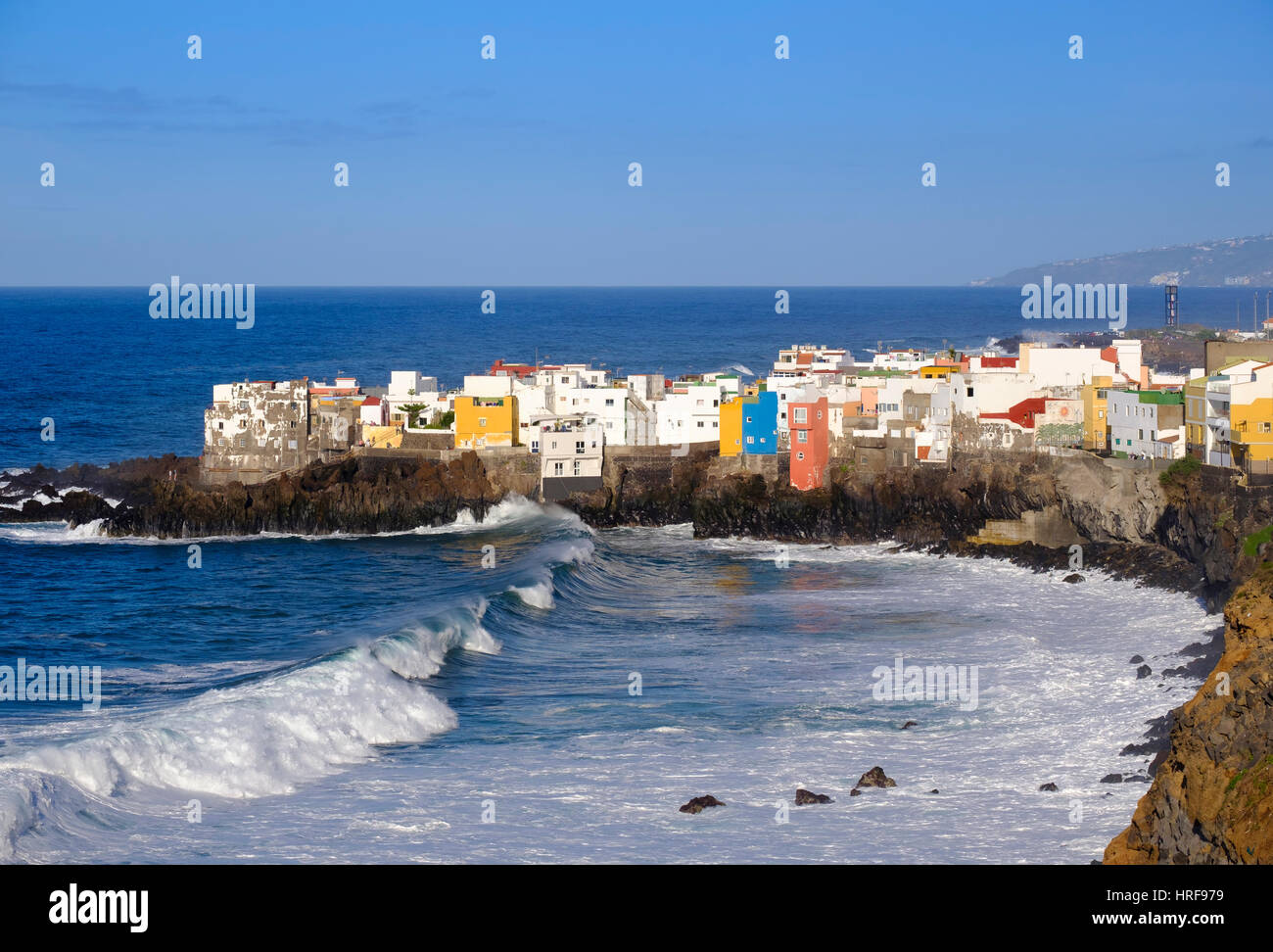 Punta Brava in Puerto De La Cruz, Teneriffa, Kanarische Inseln, Spanien Stockfoto