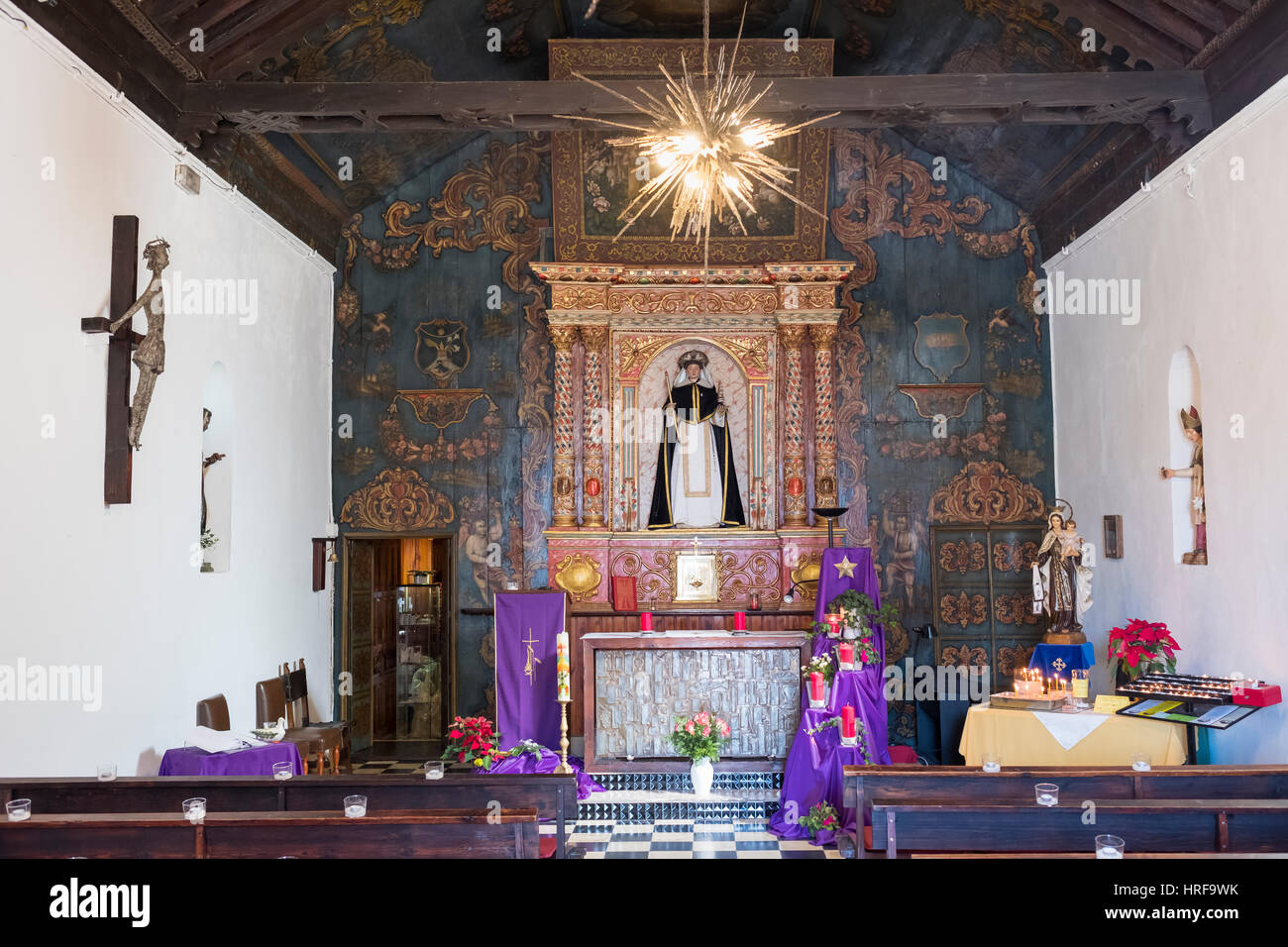Kapelle Ermita San Telmo, Puerto De La Cruz, Teneriffa, Kanarische Inseln, Spanien Stockfoto