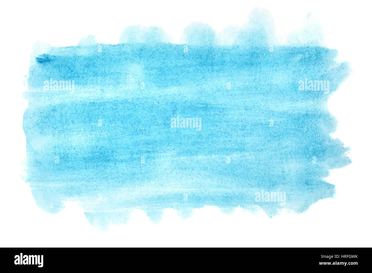 Cyan hellblauen Aquarell Hintergrund - Platz für Ihren eigenen text Stockfoto
