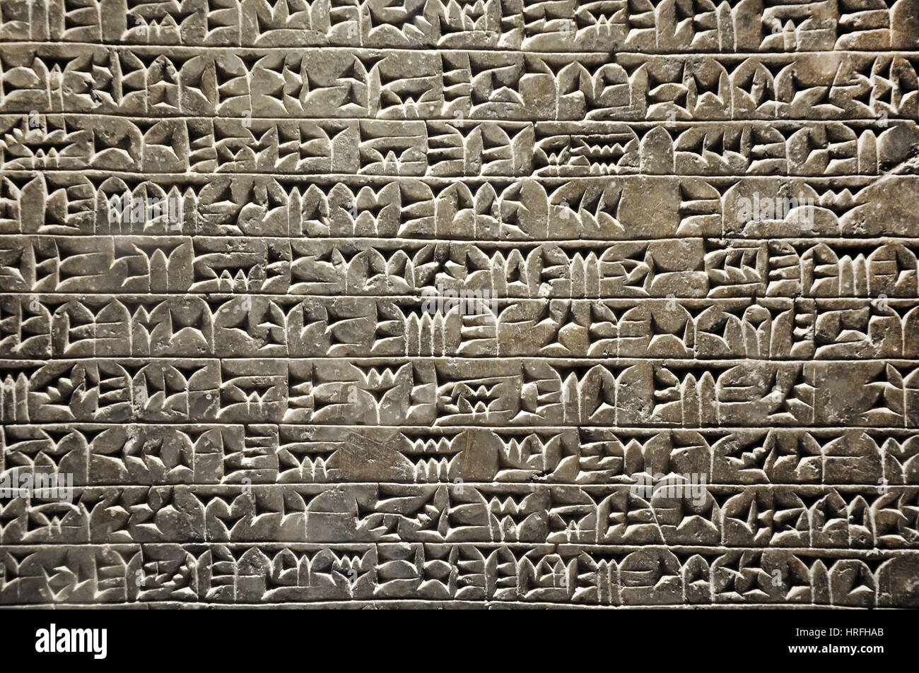 Keilschrift der Sumerer und Assyrer Zivilisation Stockfoto