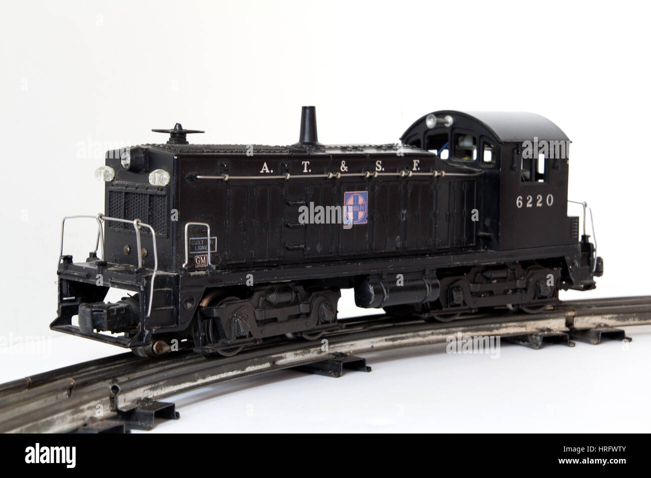Lionel Modell Zug Modell 6220 Santa Fe Stockfoto