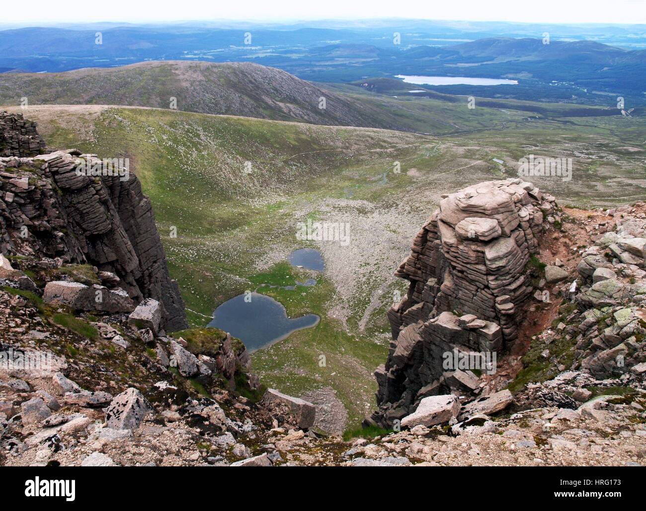 Rauen schottischen Landschaft Stockfoto