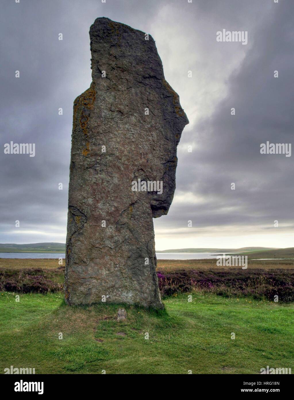 Rauen schottischen Landschaft in extremen Witterungsbedingungen Stockfoto