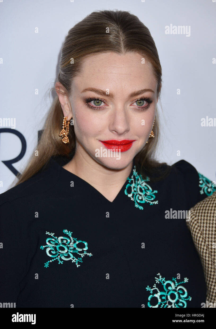 Los Angeles, USA. 1. März 2017. Amanda Seyfried 015 bei der letzte Wort Premiere am Arclight Theater in Los Angeles. 1. März 2017. Bildnachweis: Longifilis/USA/Alamy Live-Nachrichten Stockfoto