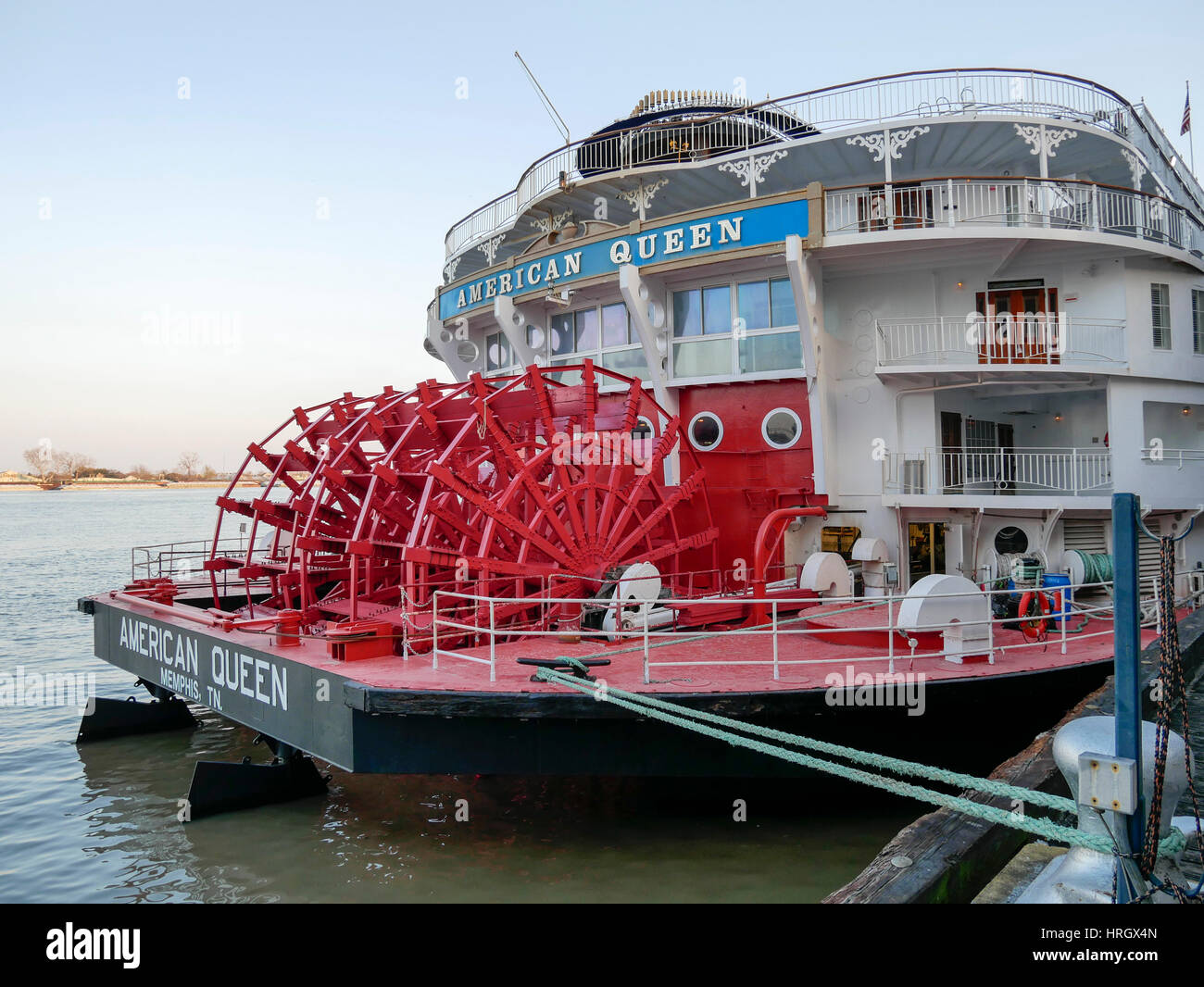 American Queen Riverboat New Orleans Riverwalk Stockfotografie Alamy