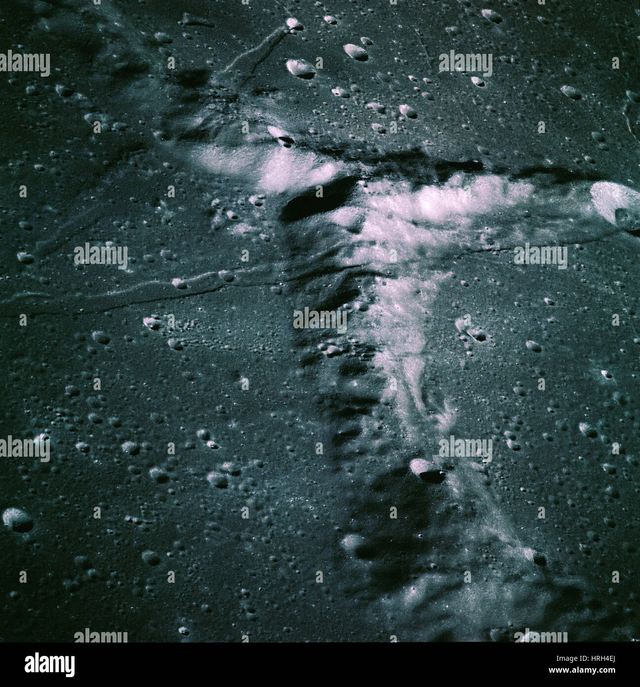 Der Mond von Apollo 14 Stockfoto