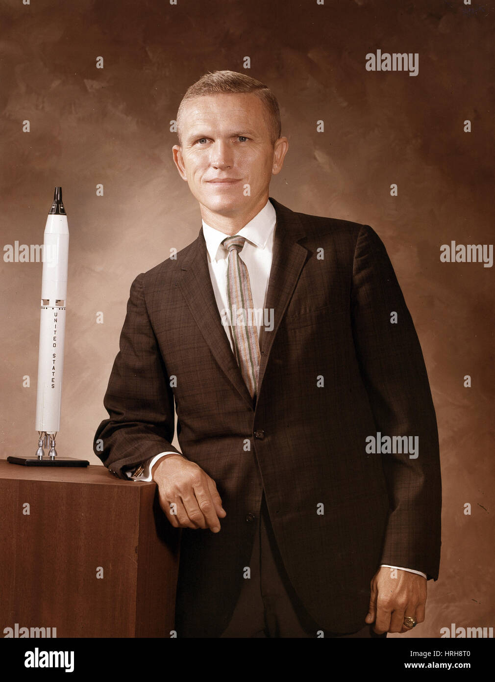 Astronaut Frank Borman Stockfoto