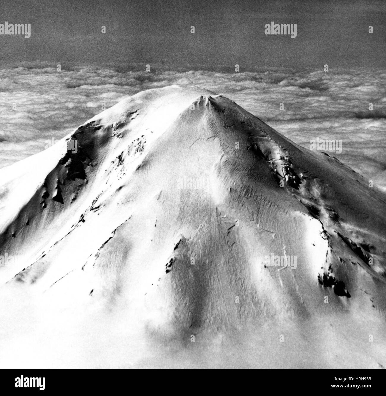 Gipfel von Mount St. Helens vor dem Ausbruch Stockfoto