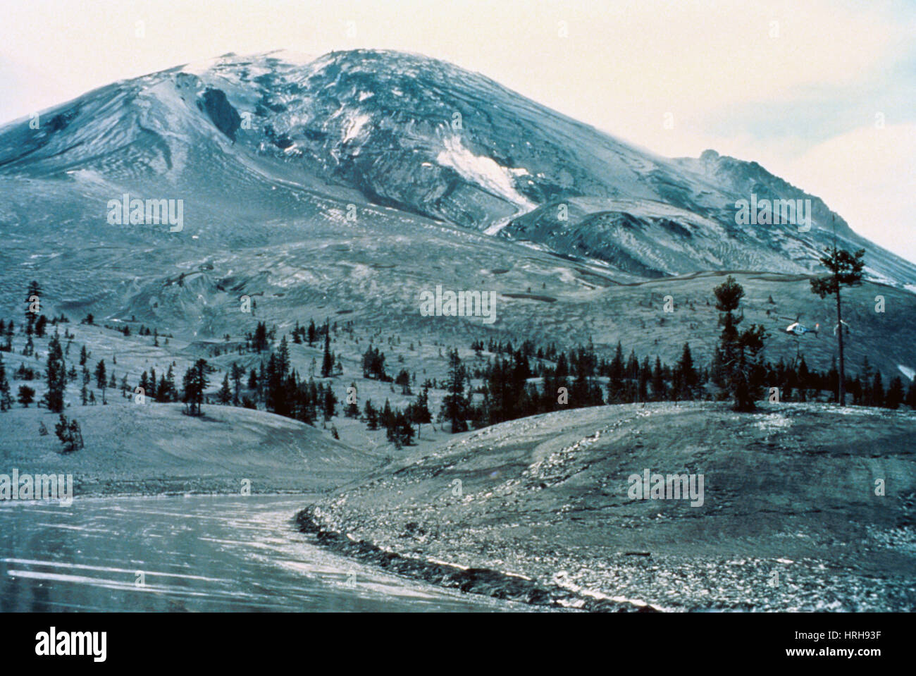 Vor Ausbruch Ausbuchtung, Mount St.Helens Stockfoto