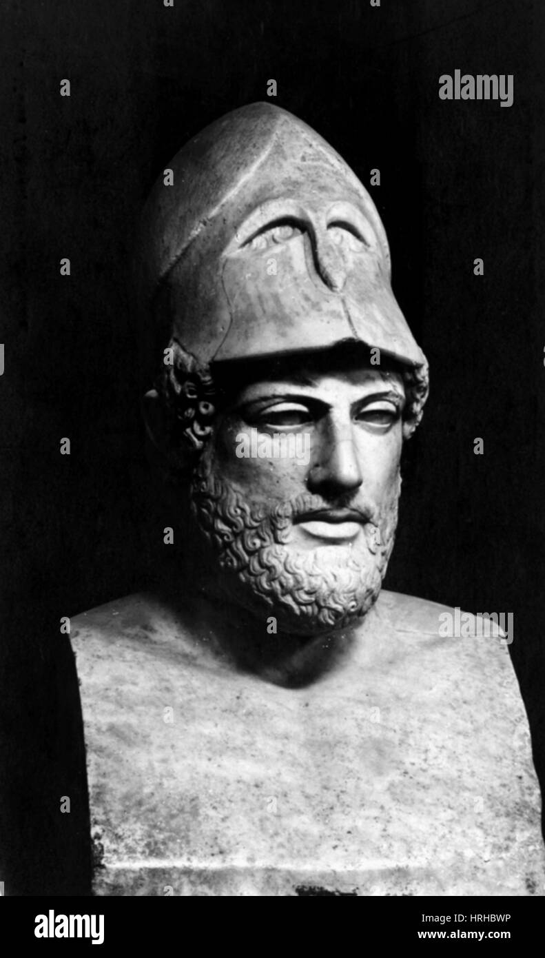 Perikles, antiken griechischen Herrscher und General Stockfoto