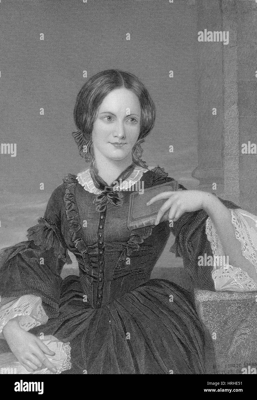 Charlotte Brontë, englische Schriftstellerin Stockfoto