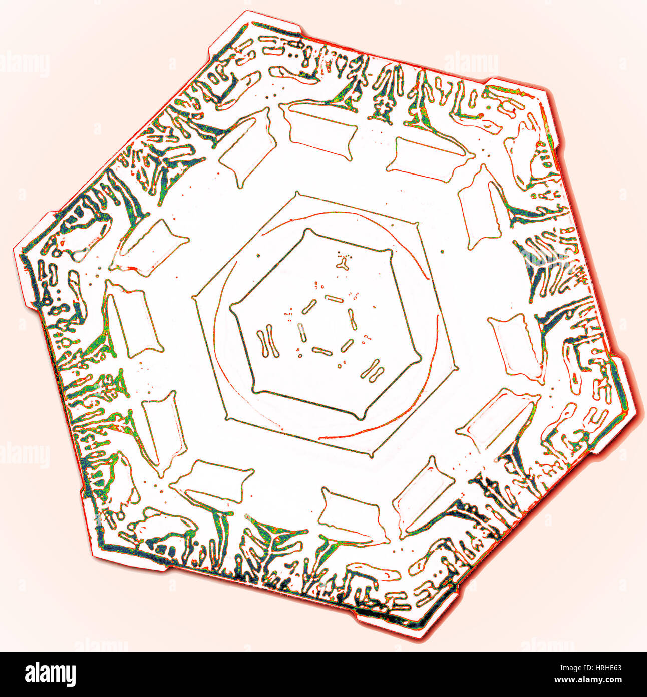 Schneeflocke Stockfoto