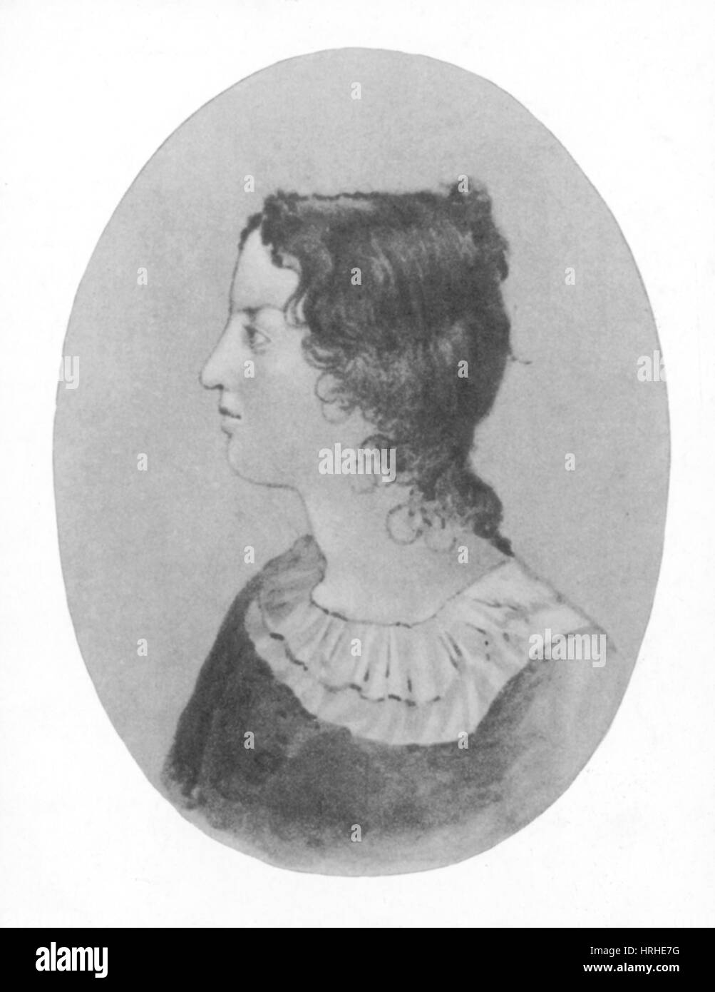 Emily Brontë, englische Schriftstellerin Stockfoto