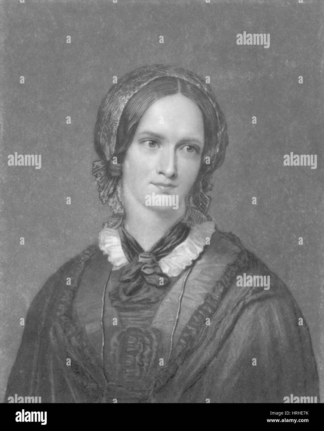 Charlotte Brontë, englische Schriftstellerin Stockfoto