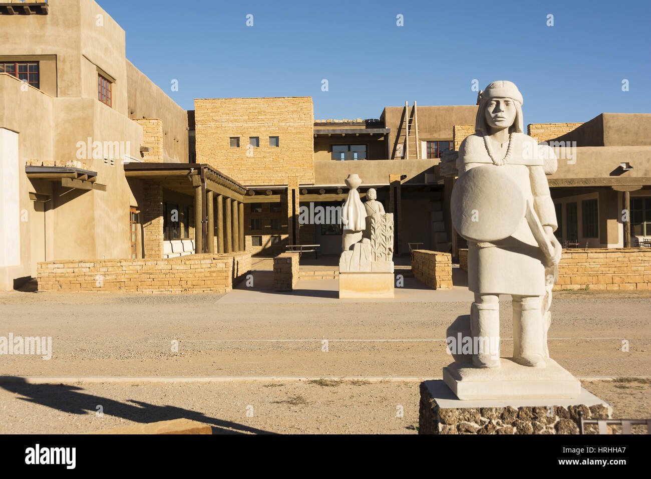 New Mexico, Acoma Pueblo, Sky City Kulturzentrum und Museum Haak'u Stockfoto