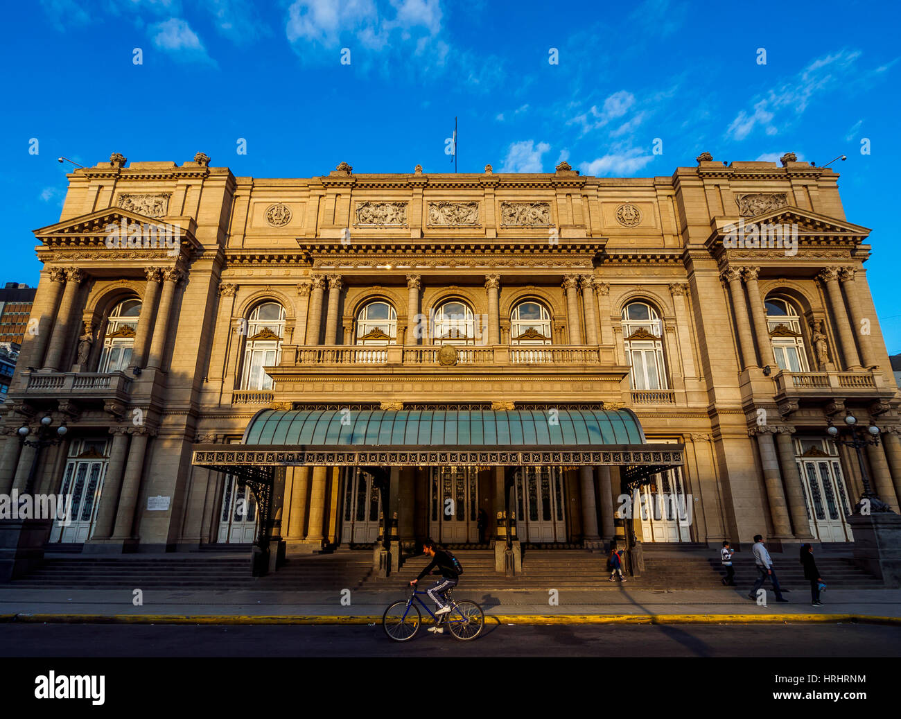 Ansicht des Teatro Colón, Buenos Aires, Provinz Buenos Aires, Argentinien Stockfoto