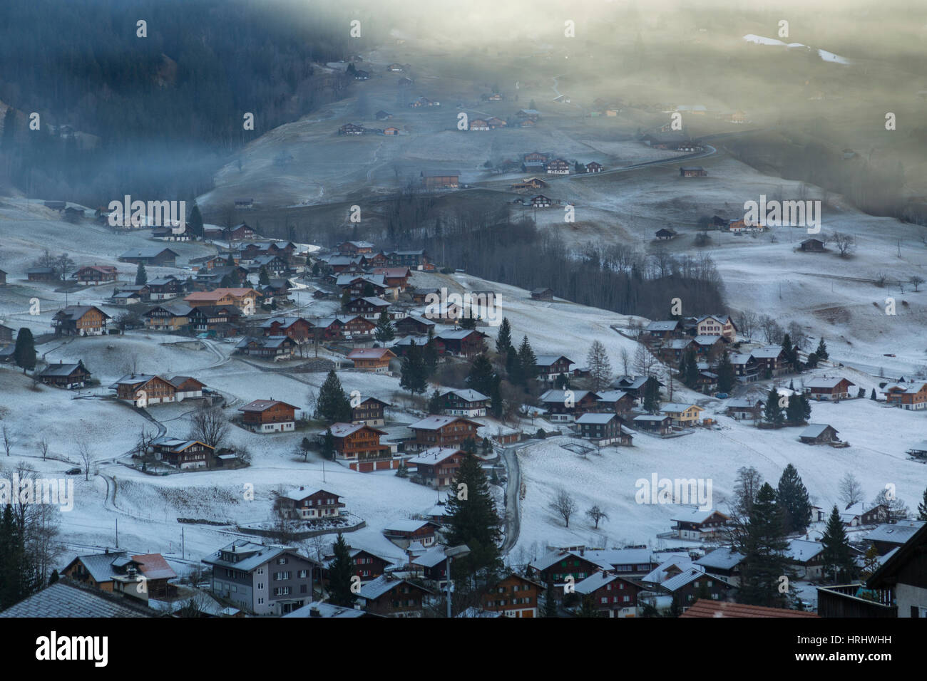 Grindelwald, Jungfrauregion, Berner Oberland, Schweizer Alpen, Schweiz Stockfoto