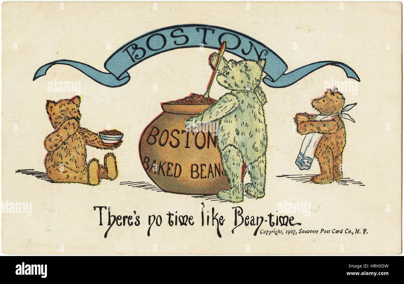 Boston - Boston, gibt es keine Zeit wie Bean-Zeit [Front] Stockfoto