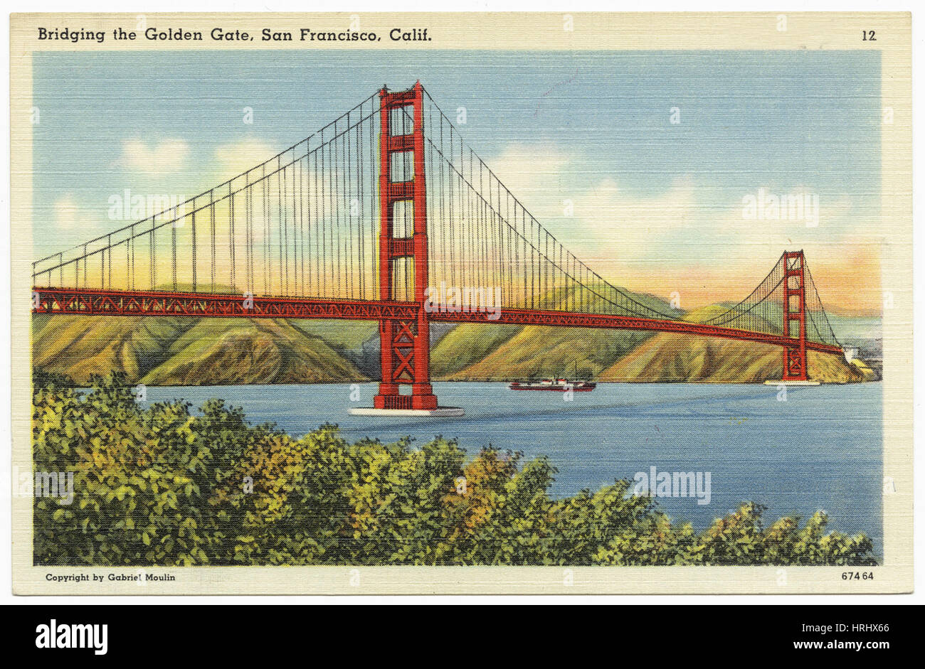 Überbrückung der Golden Gate, San Francisco, Kalifornien Stockfoto