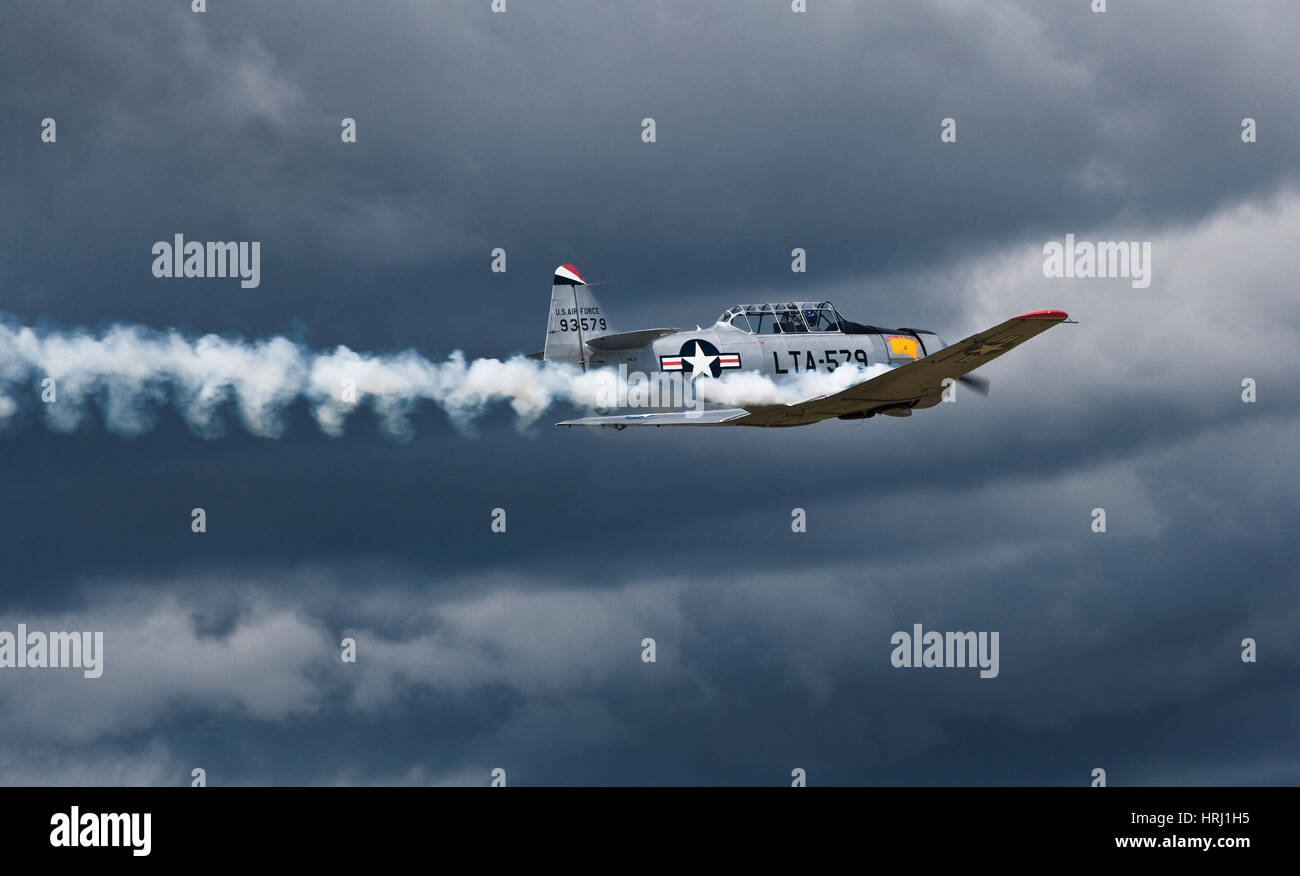 SNJ und Texan Flugzeuge Stockfoto