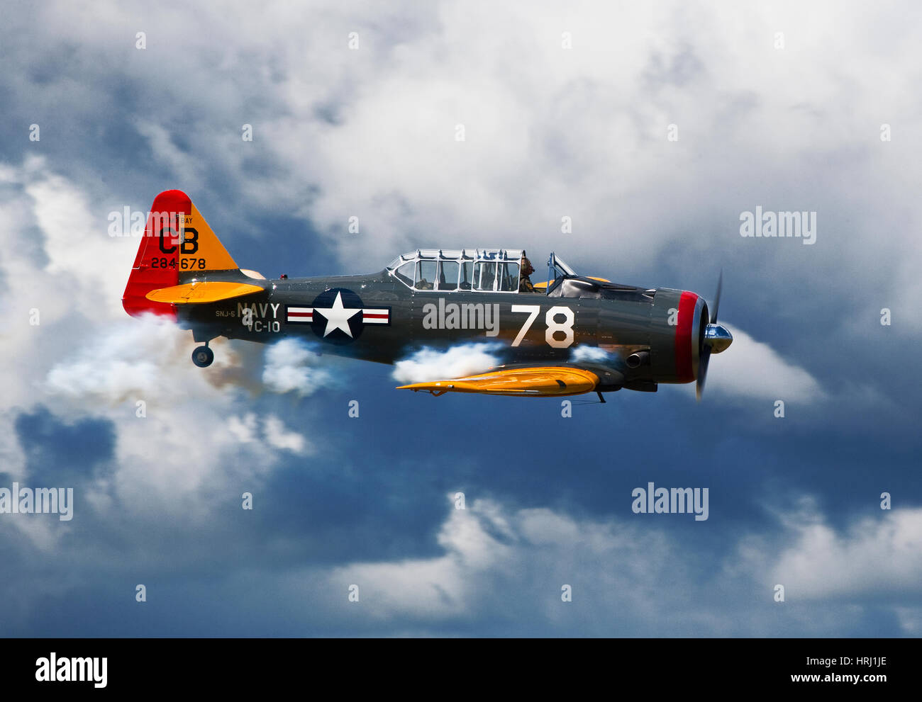 SNJ und Texan Flugzeuge Stockfoto