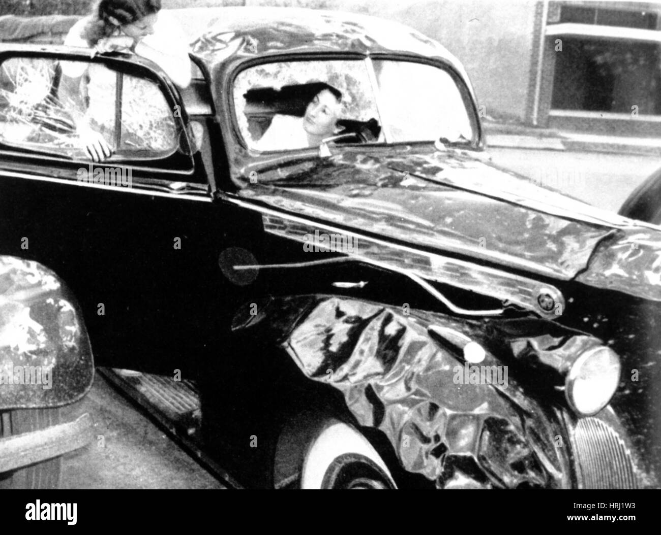 Hagelschäden, 1940 Stockfoto