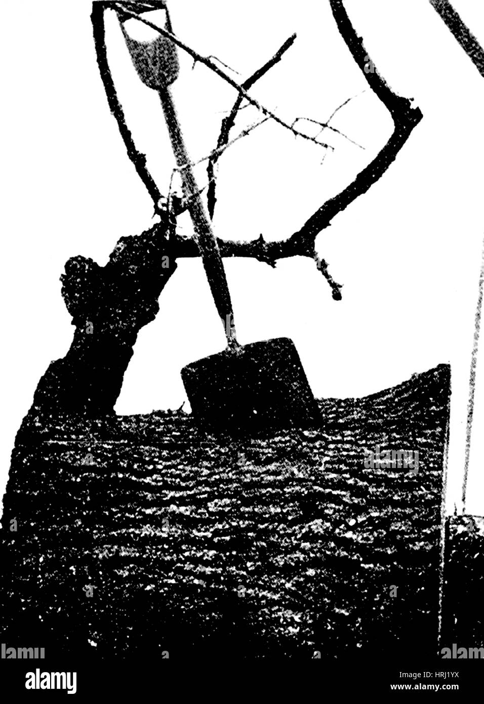 Tornado-Schäden, 1896 Stockfoto