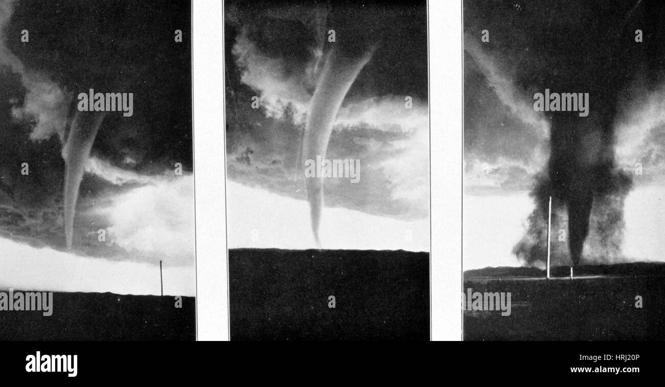 Tornados, 1930 Stockfoto