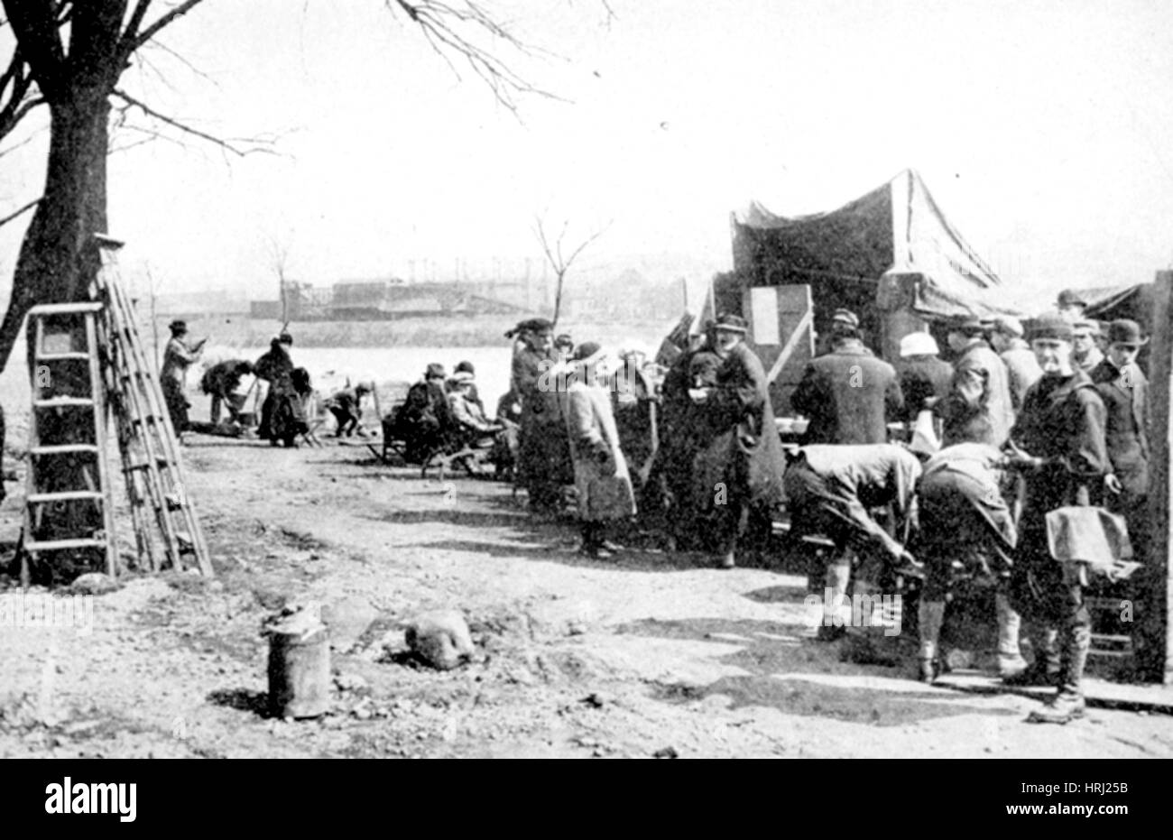 Orville Wright auf Relief Line, 1913 Stockfoto