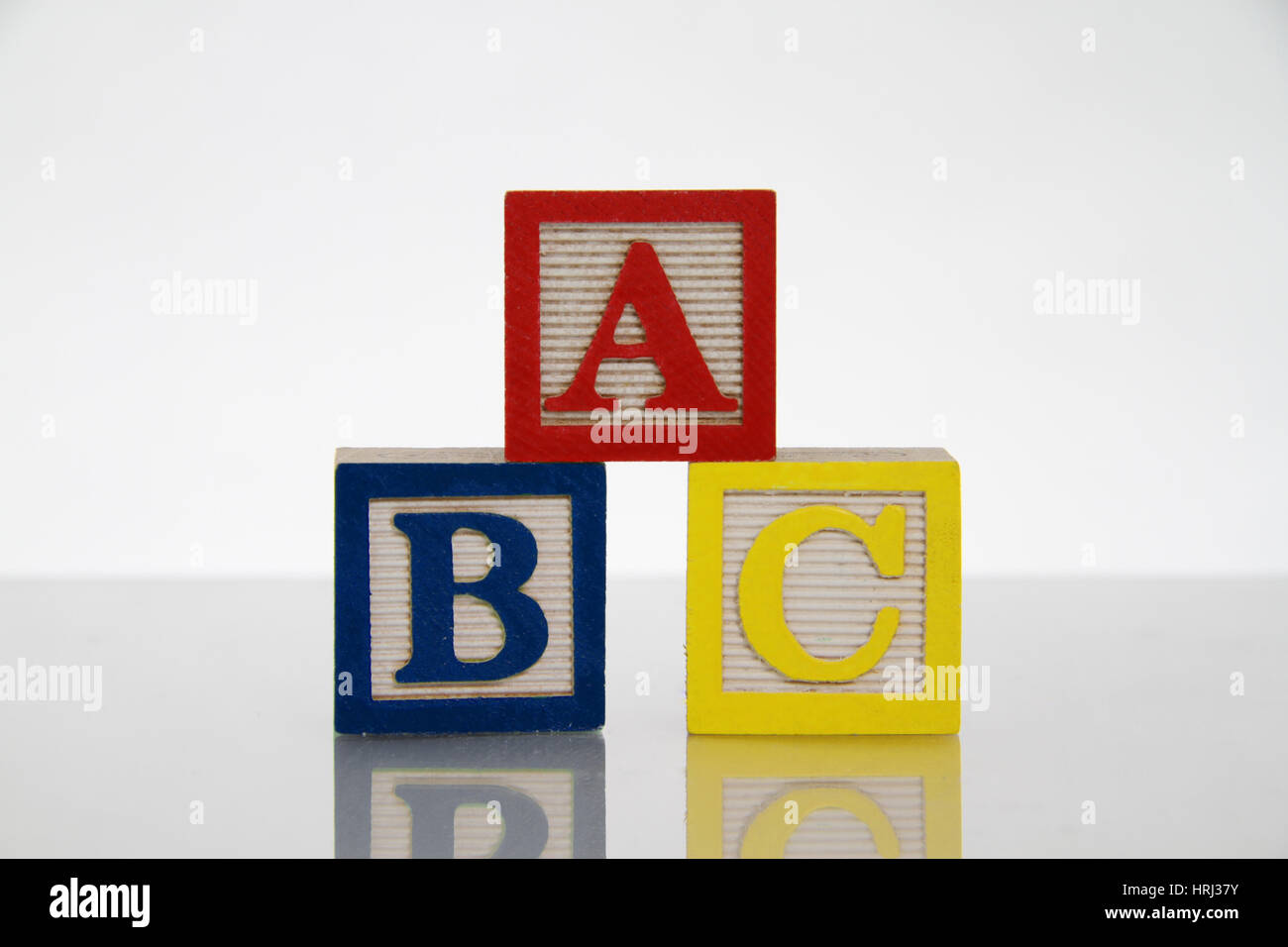 Alphabet-Blöcke Stockfoto