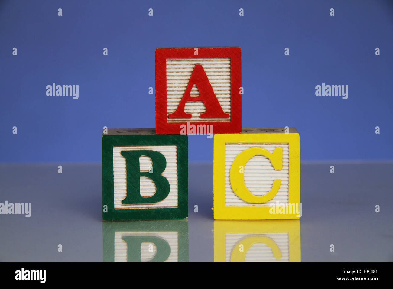 Alphabet-Blöcke Stockfoto