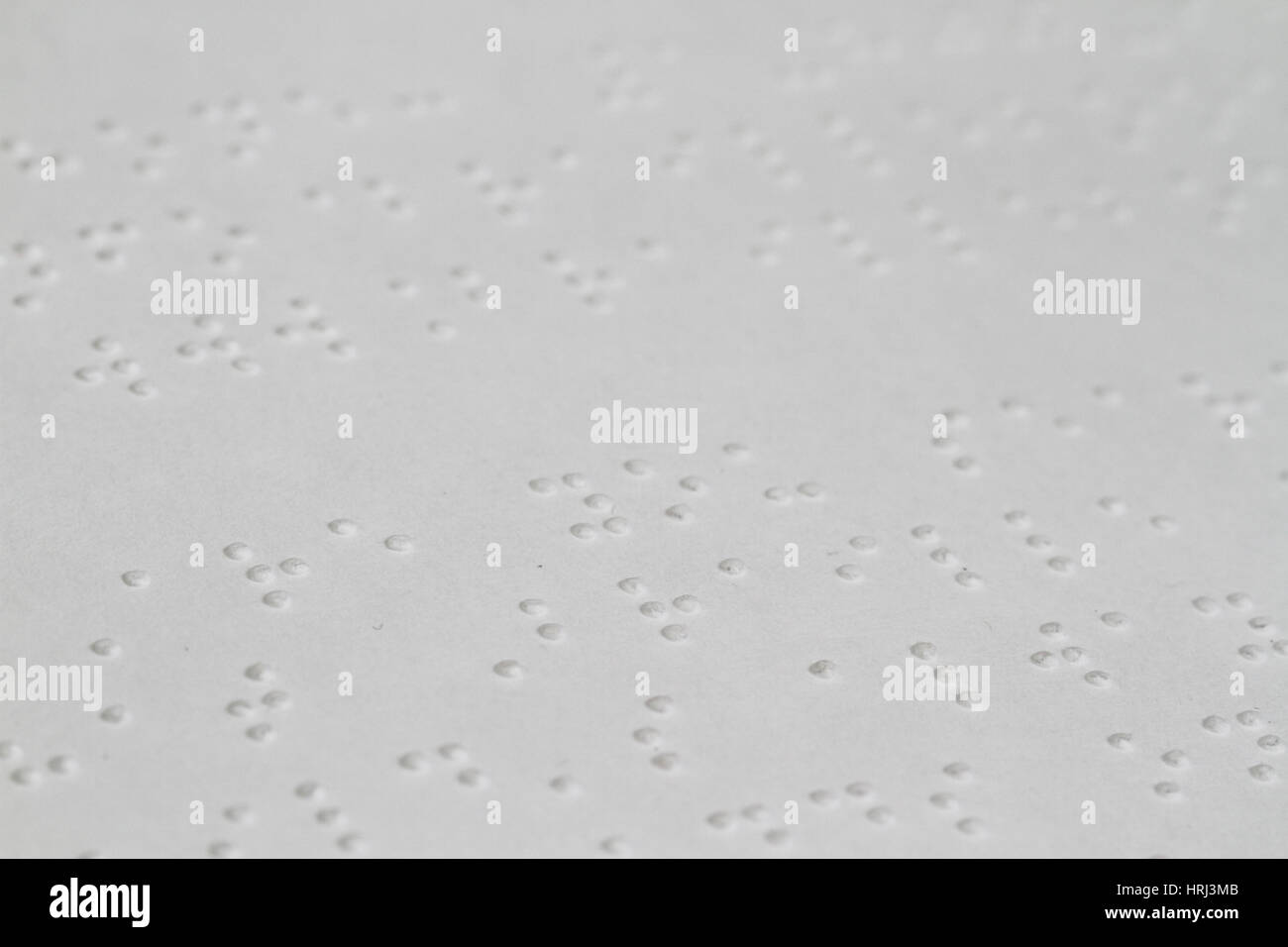 Braille-Schrift Stockfoto