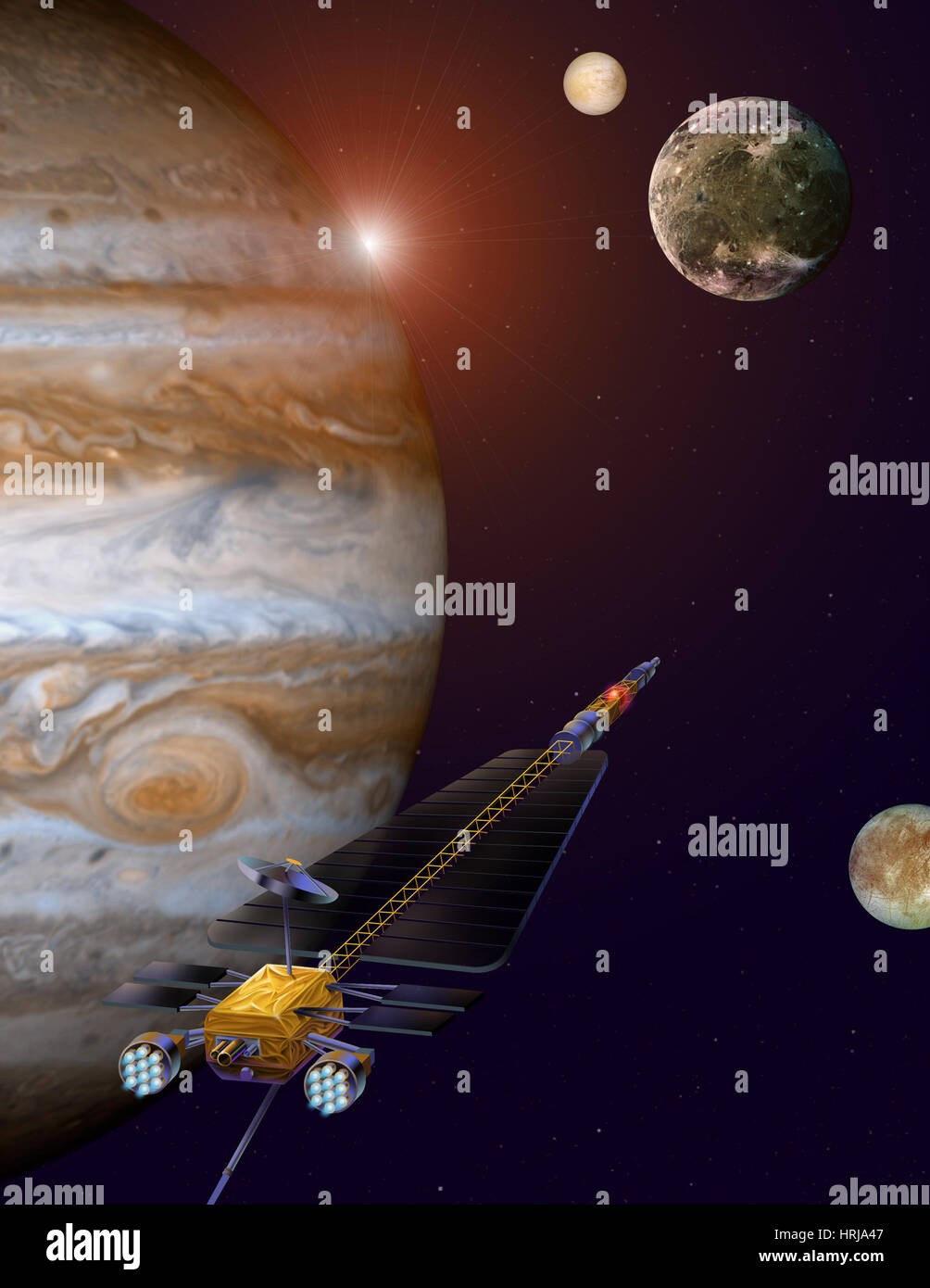 Jupiter eismonde orbiter Fotos und Bildmaterial in hoher Auflösung