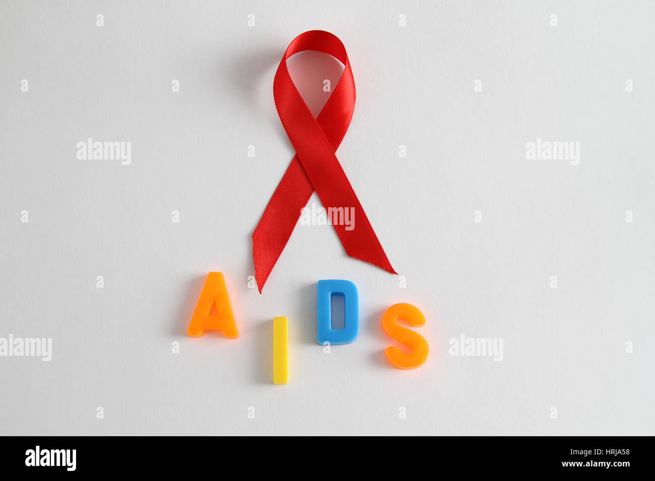 AIDS-Bewußtsein Symbol Stockfoto