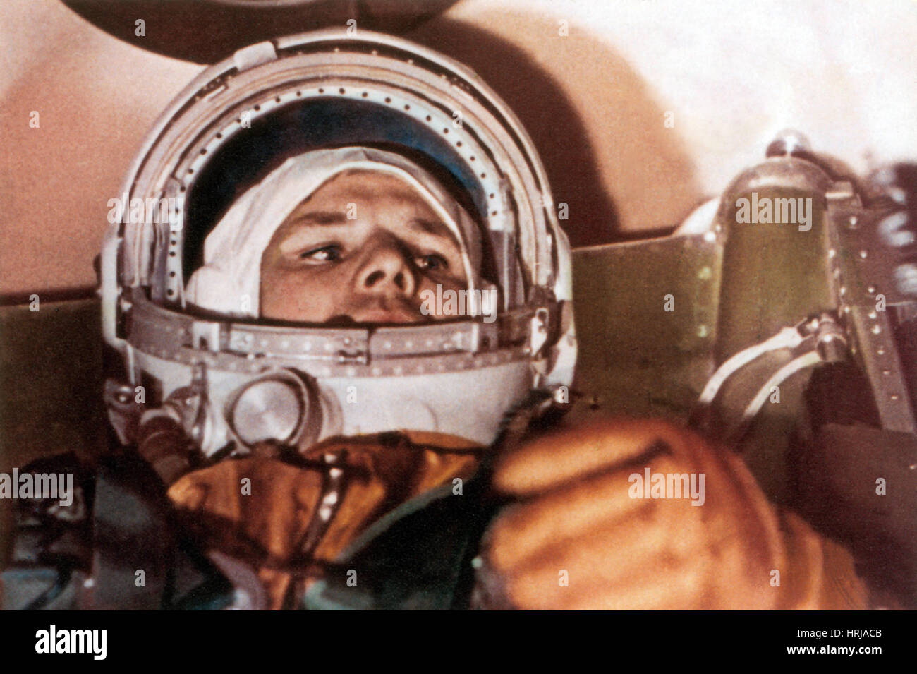 Yuri Gagarin, Wostok 1 Kapsel, 1961 Stockfoto