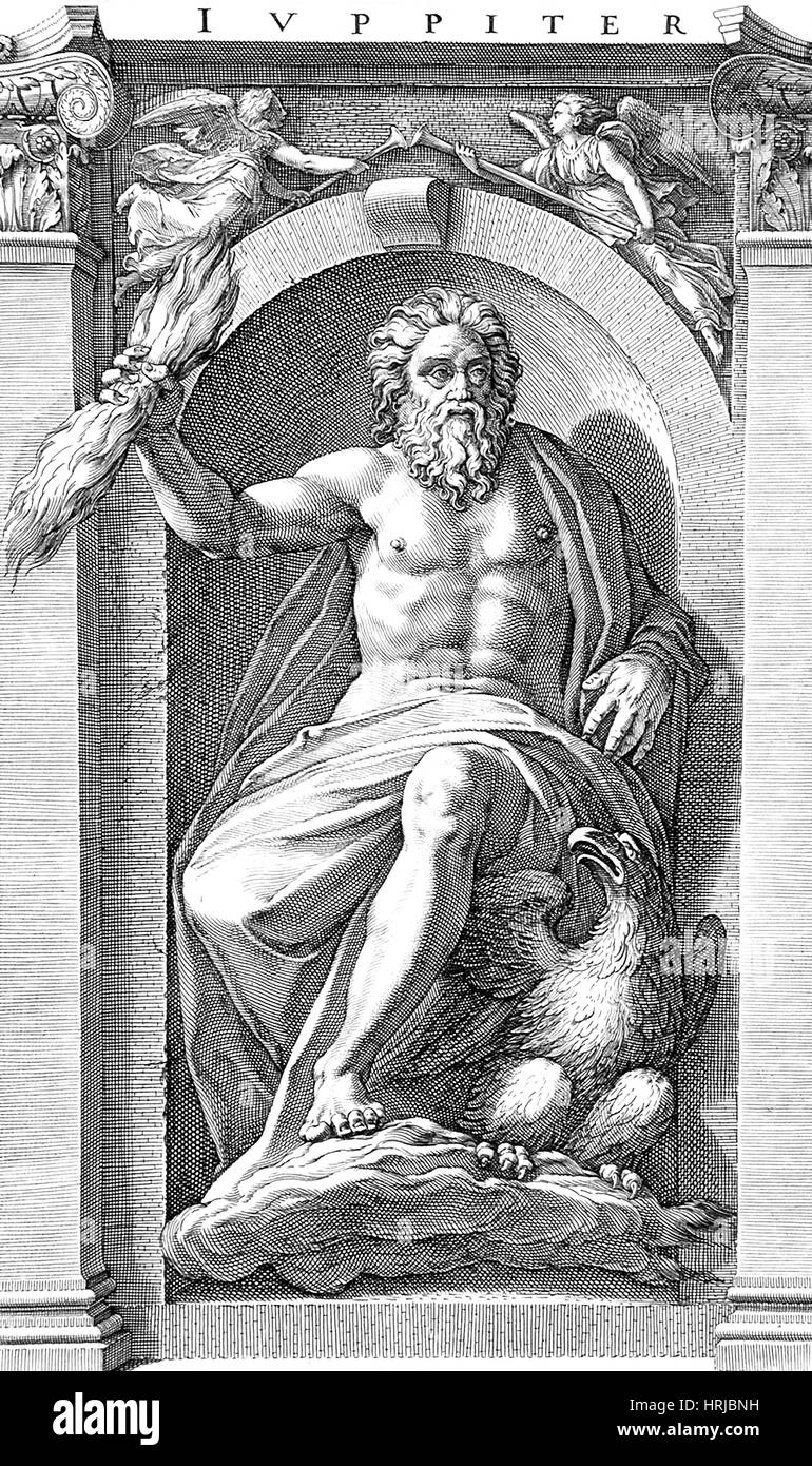 Römischen Gott Jupiter Stockfoto