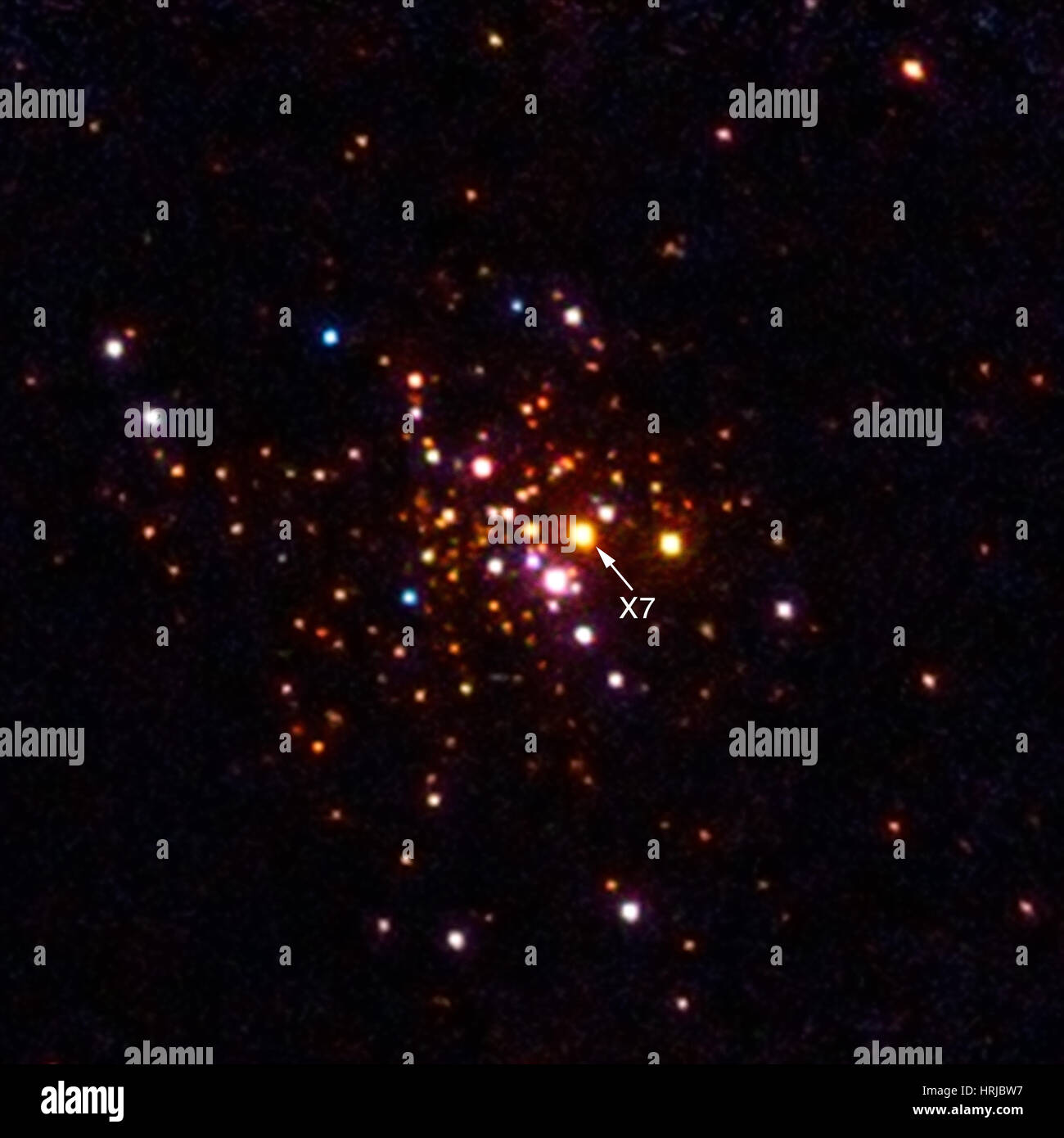 47 Tucanae, NGC 104, x-ray Stockfoto