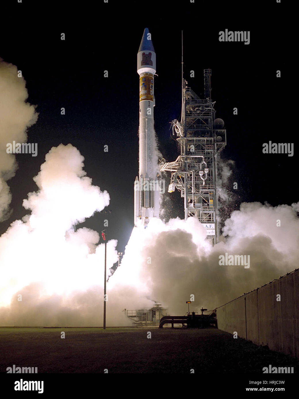 Atlas-2AS Raketenstart Stockfoto