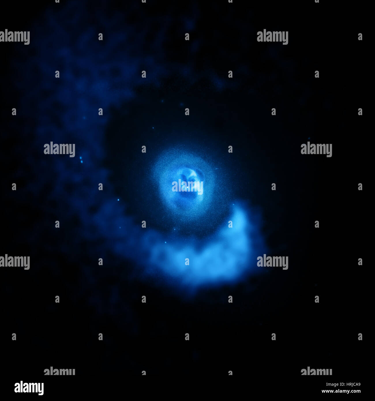 Abell 2052, Galaxienhaufen, x-ray Stockfoto