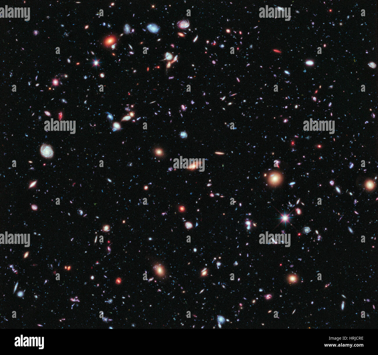 Hubble eXtreme Deep Field (XDF) Stockfoto