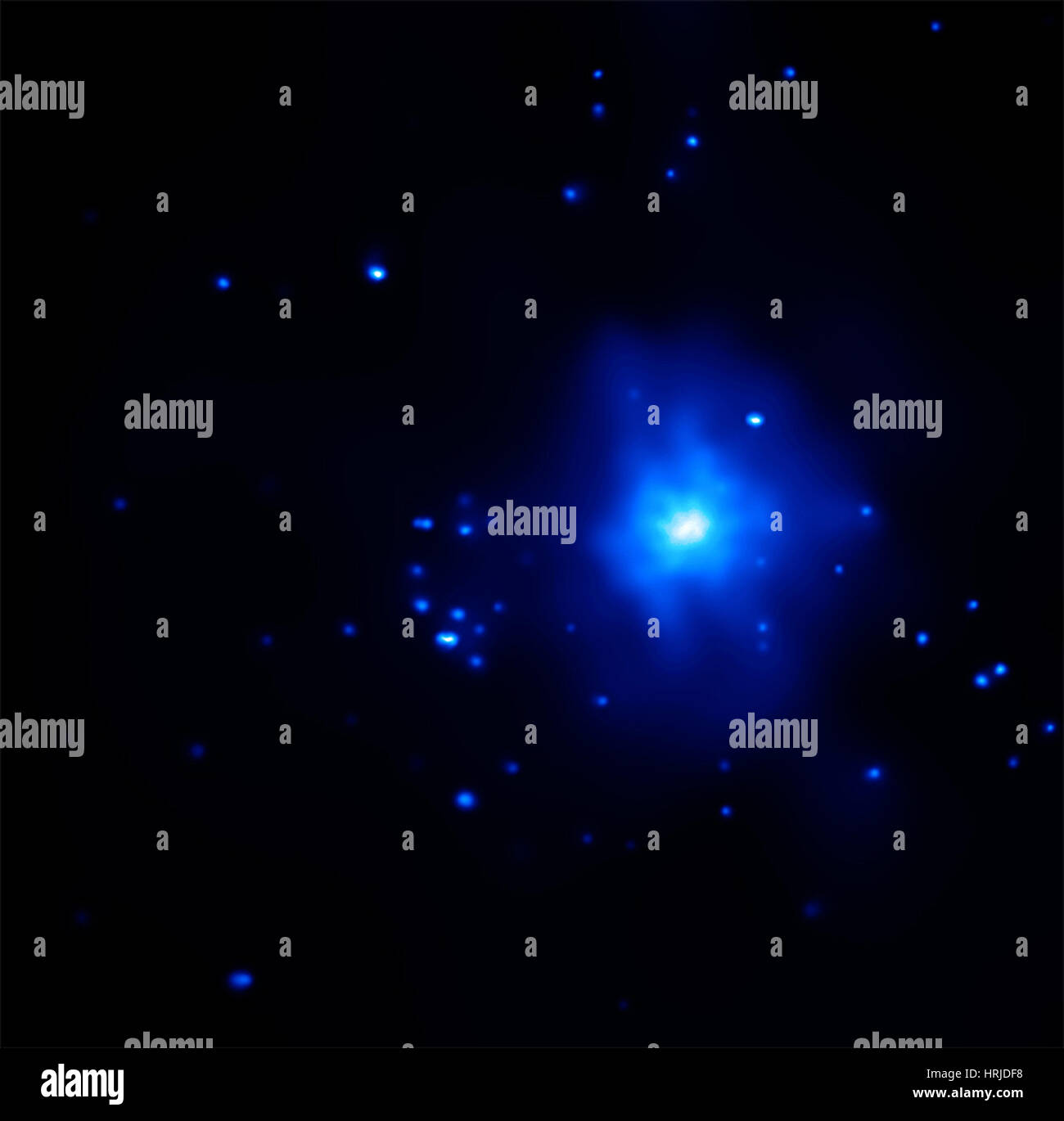 Fornax-Cluster, NGC 1399, ULX, x-ray Stockfoto