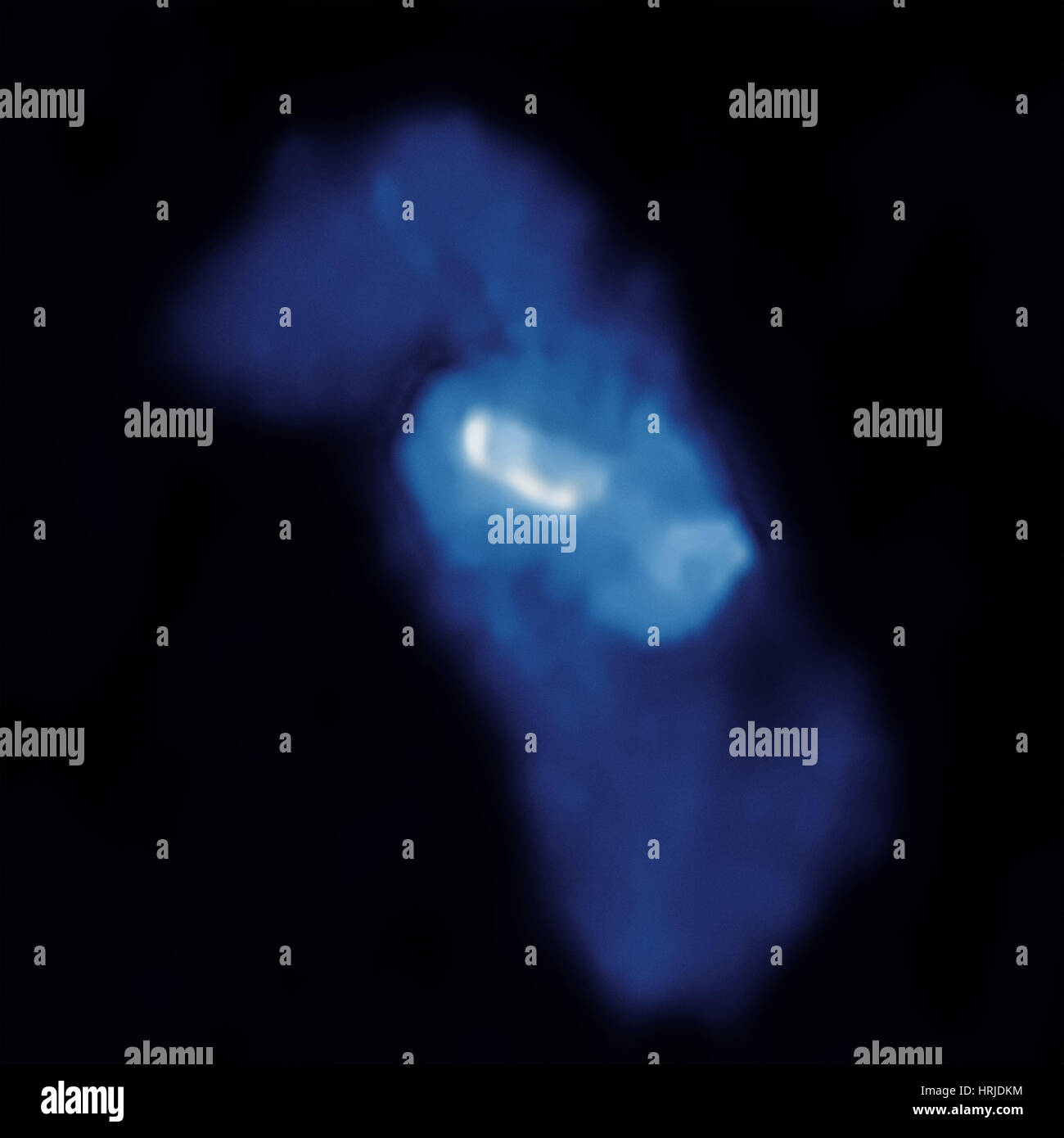 4 C + 00.58 Galaxie, schwarzes Loch, Radio Stockfoto