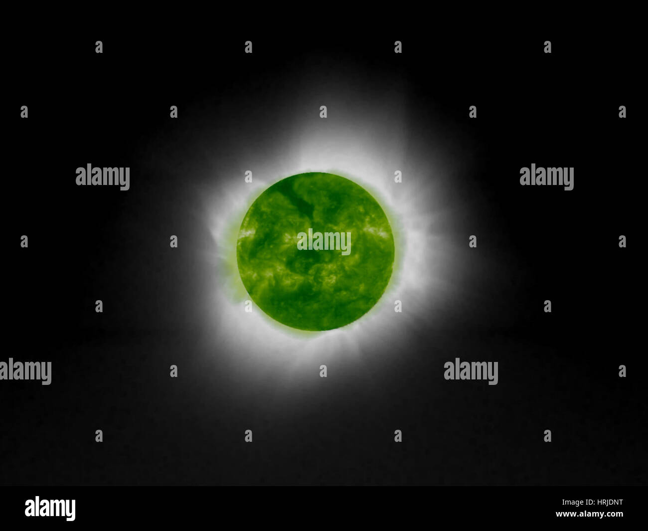 Totale Sonnenfinsternis die Sonne, ETI, 2002 Stockfoto