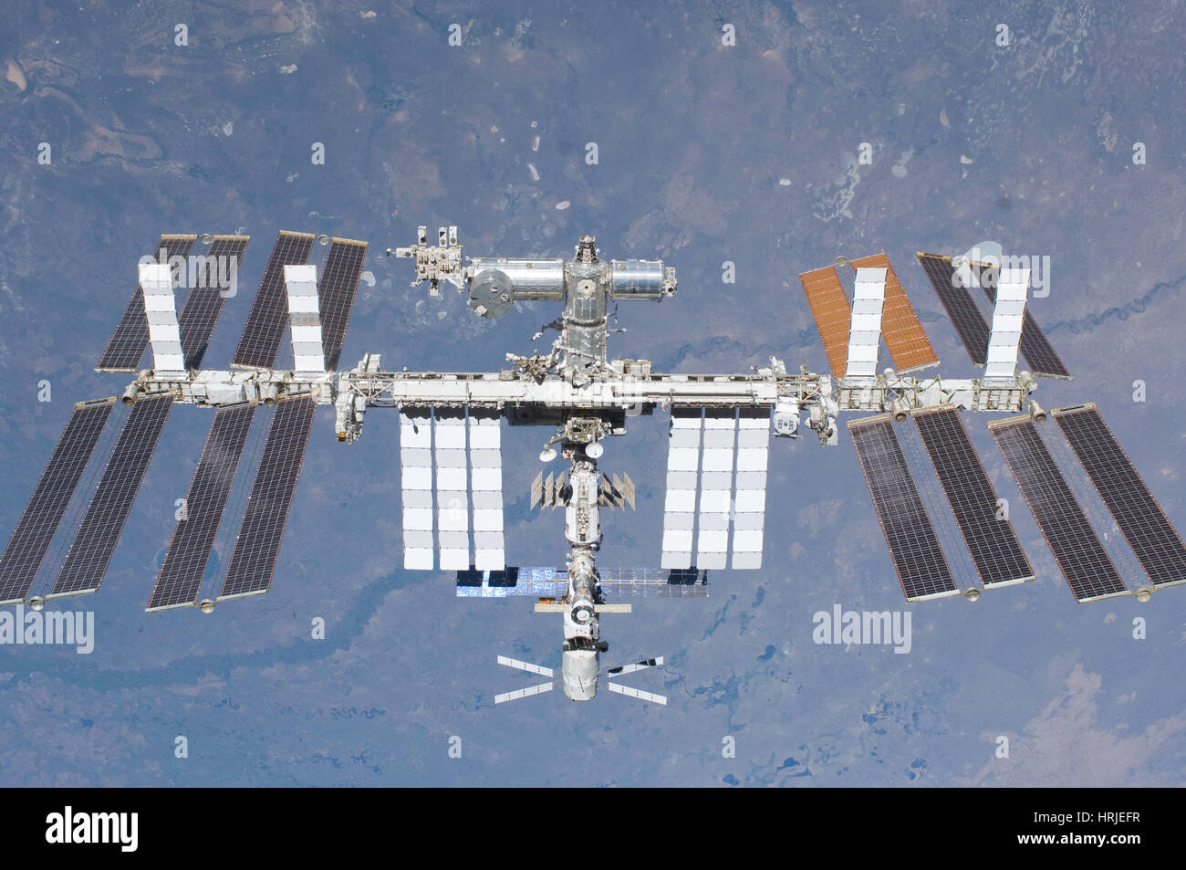 STS-134, internationale Raumstation, 2011 Stockfoto