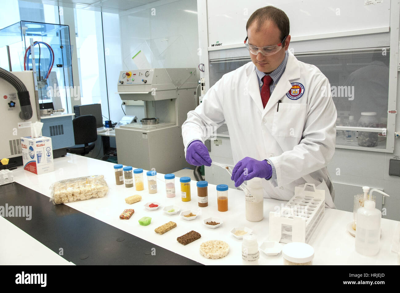 FDA Labortests, Nahrung für Arsen, 2013 Stockfoto