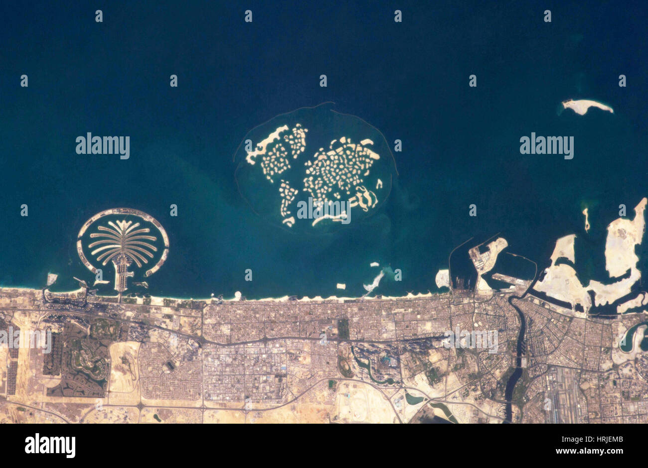 Künstlichen Inseln, Dubai, Vereinigte Arabische Emirate Stockfoto