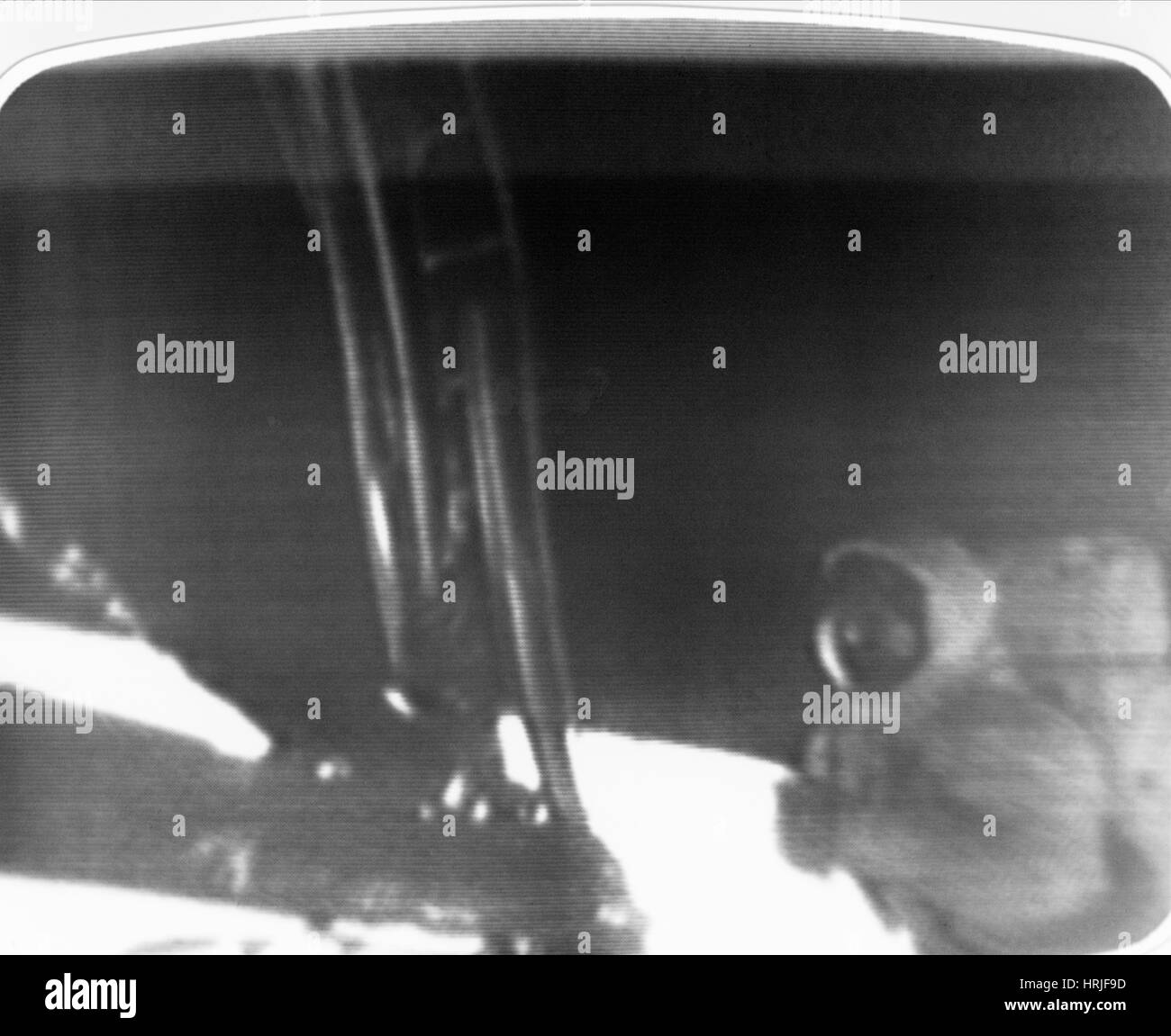 Buzz Aldrin, Apollo 11 Moon Telecast, 1969 Stockfoto