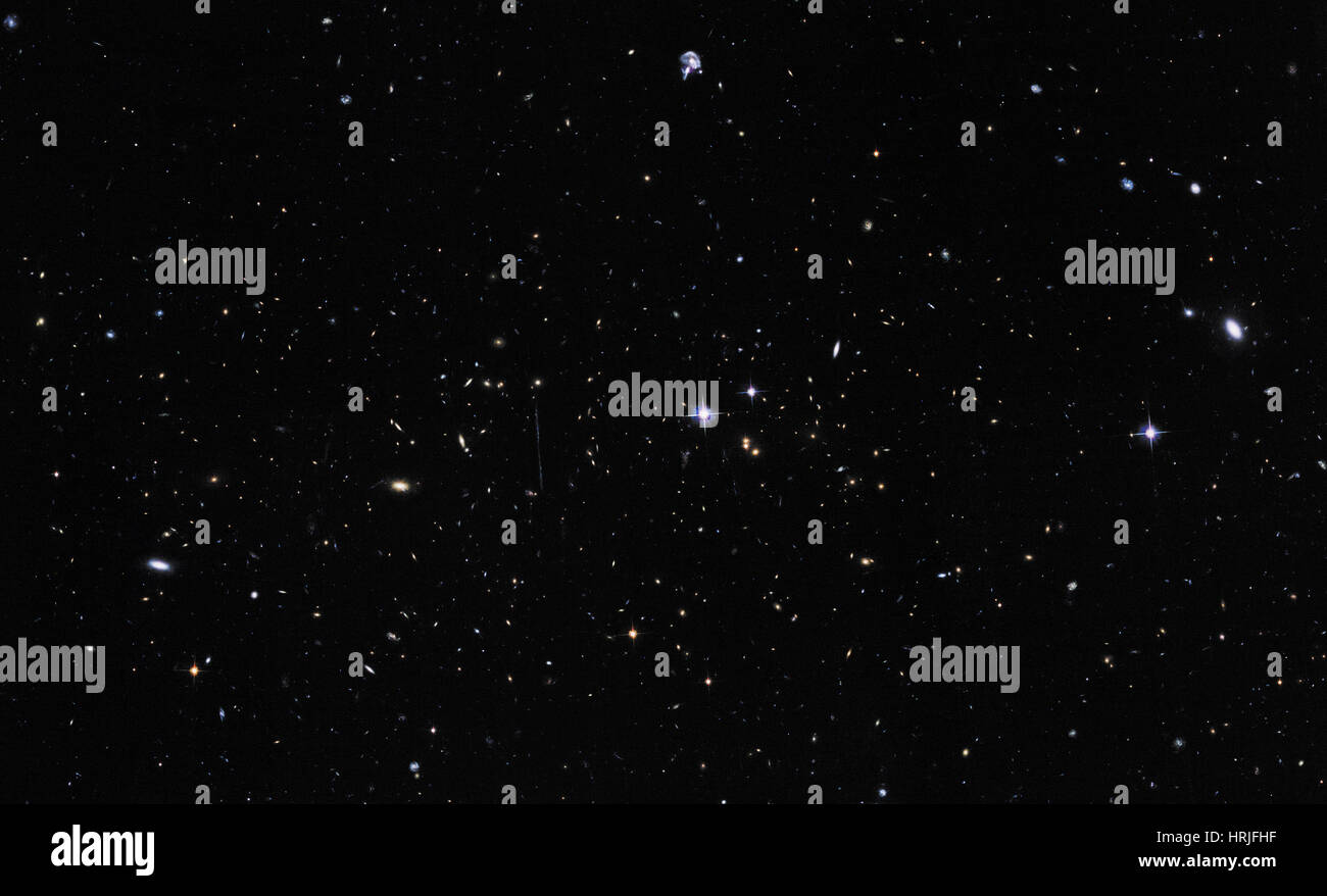 El Gordo Galaxienhaufen, ACT-CL J0102-4915, optische Stockfoto